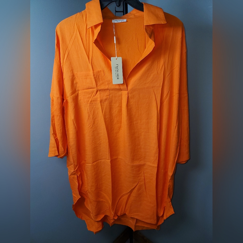 Orange Tunic Top